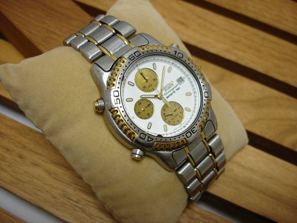 セイコー クロノグラフ 7T32-6C00 コンビモデル