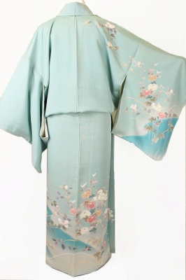 ★鎌倉 着物 そら★裄70.5cm!! 作家の描く本友禅 華麗な訪問着