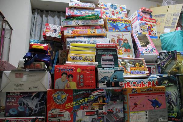 ■超大量　昭和からのおもちゃ120cm×150cm×160cm　まとめて ■