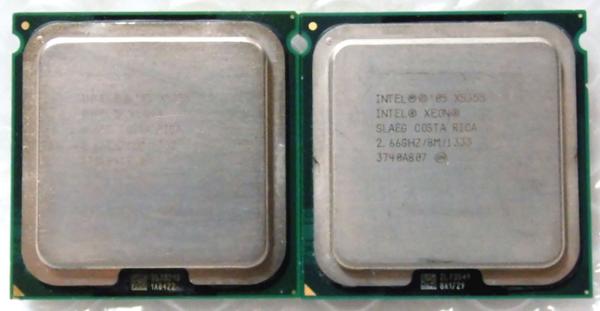 g022322 【Intel】 XEON X5355 SLAEG 2.66GHz 2ヶセット