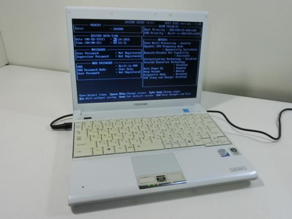 ジャンク!TOSHIBA NXE/76HE○Core2Duo U9300 1.2G 2G 250G