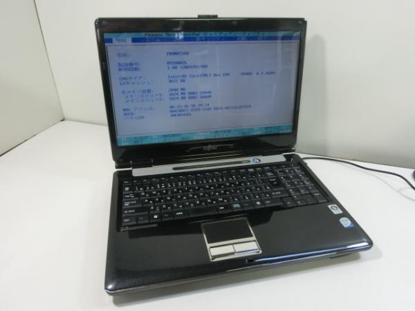 FUJITSU ／２台ノートパソコンジャンク ジャンク!FUJITSU NF/C50○Core2Duo P8400 2.2G 2G 320G Windows