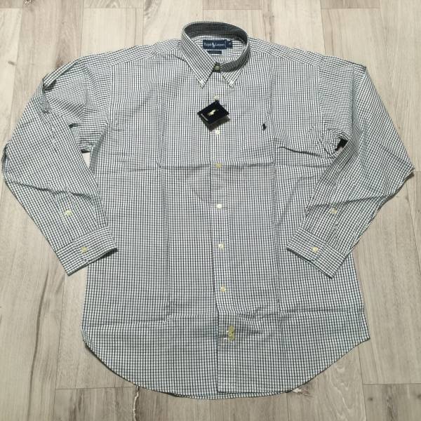 未使用◆RALPH LAUREN ラルフローレン◆長袖ボタンダウンシャツM