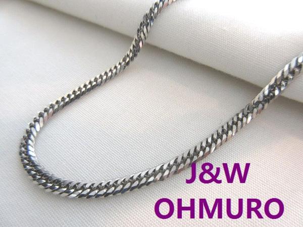 Pt850 W喜平6面カットネックレス 12.20g/40cm キヘイ プラチナ