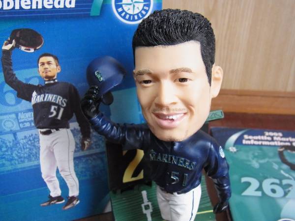 イチロー年間最多262安打記念バブルヘッド おまけ付き プロ野球