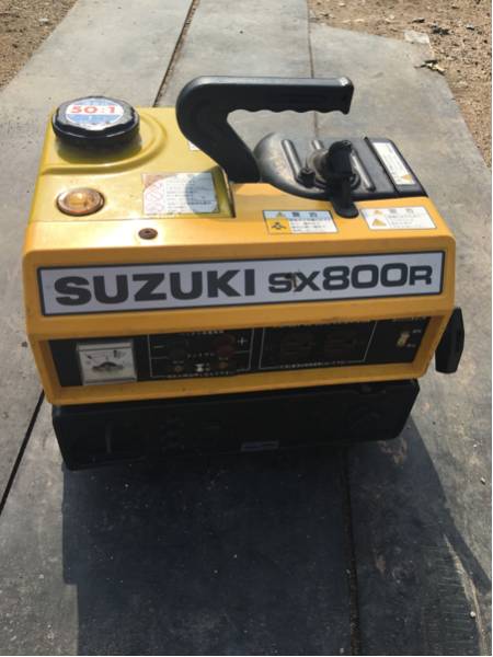 人気の新作 ☆美品☆ SUZUKI スズキ 発電機 SX800R 【公式通販】