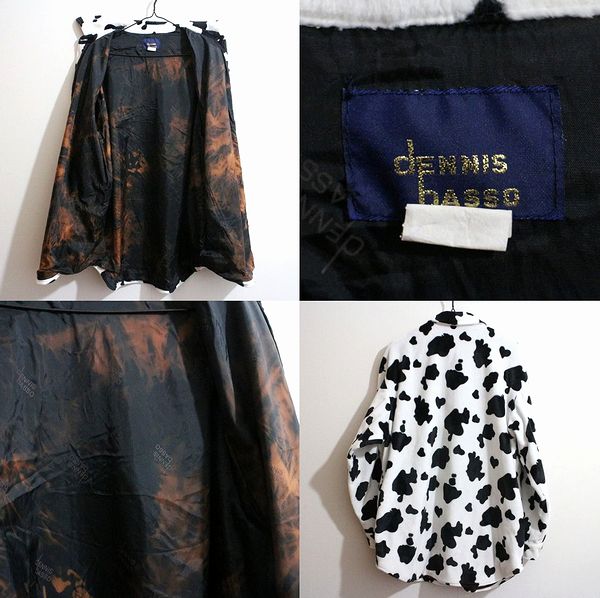 90s 牛柄 COW BUTTSTAIN 型 フェイクファー シャツ ジャケット