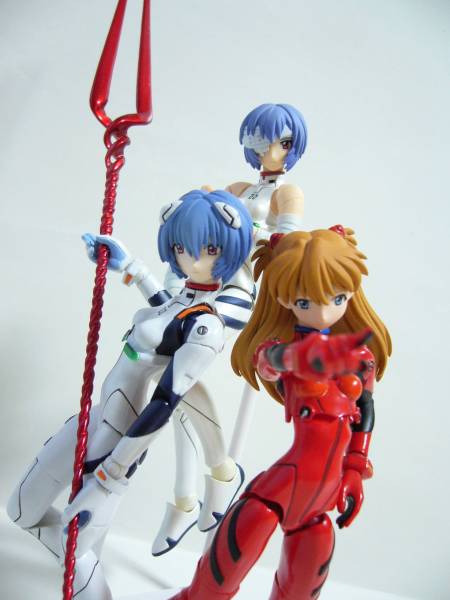 【中古】フロイラインリボルテック　ＴＶ版エヴァ　３点セット