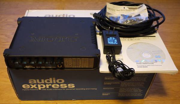 MOTUのオーディオ・インターフェイス「AudioExpress」メンテ済み