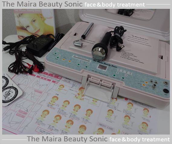 美容家電 ザ・マイラ ビューティーソニック②超音波イオン導入P.E.T.S
