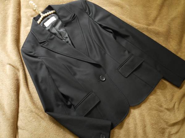 新品 anySiS by組曲/黒 テーラードジャケット卒園式卒業式入園式