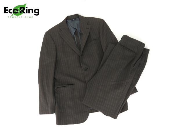 1円 美品 POLO ポロ 服 メンズ ストライプ パンツ スーツ EF048