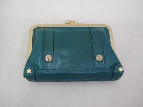 ダコタ　リードクラシック　　がま口財布(グリーン)