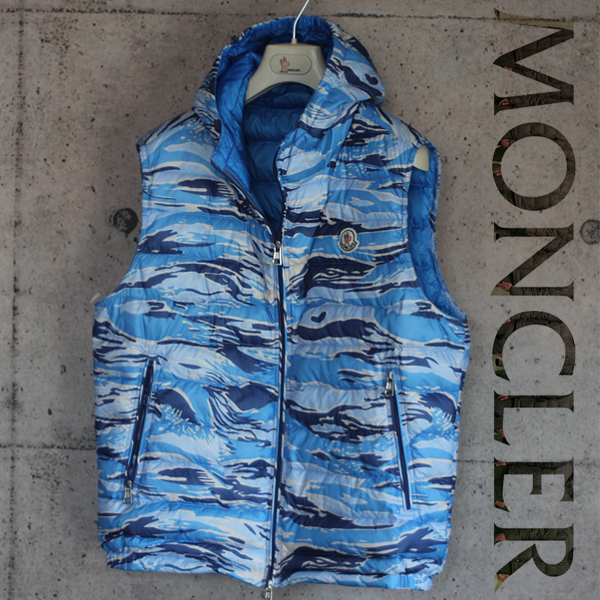 美品モンクレール PATRICK GILET ダウンベスト カモフラ 1
