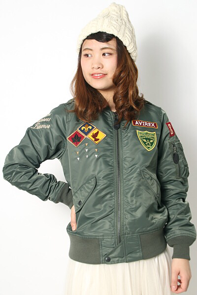 アズノウアズ olaca MA-1 AVIREXコラボ 新品 15号