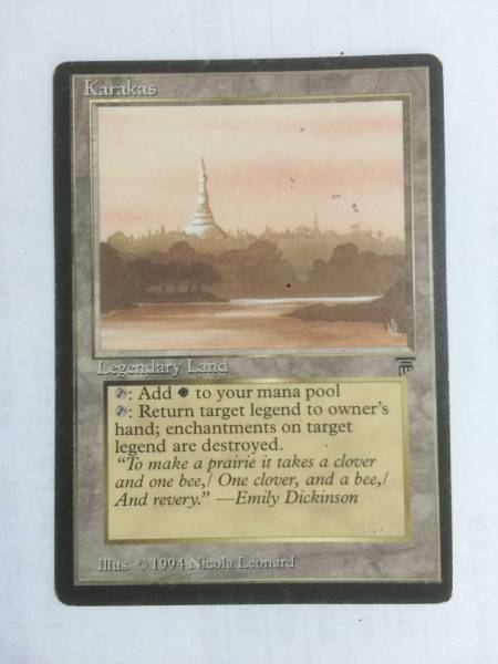 Karakas（LEG、英語1枚）-1 カラカス⁄Karakas mtg イタリア語1枚