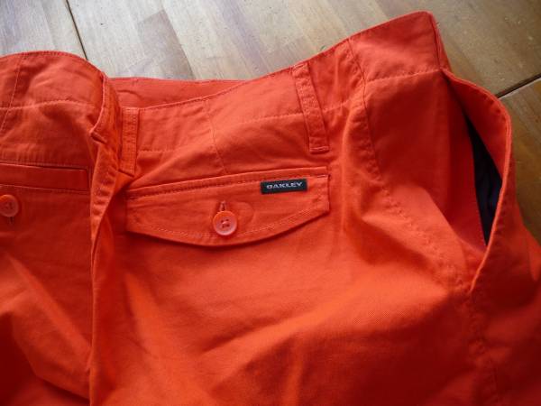 USオークリー2015新作 THE RAD PANT 34in赤橙 新品未使用100円～
