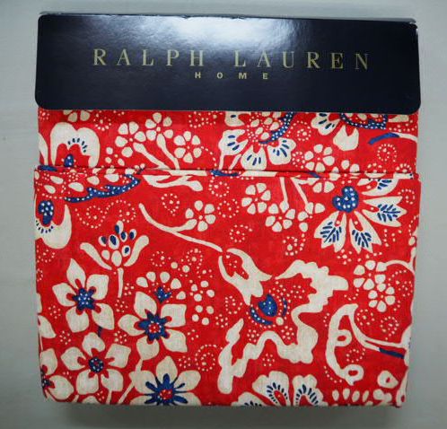 驚きの破格値，最新作 ラルフローレン☆花柄 掛け布団カバー レッド