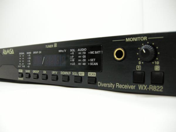 RAMSA WX-R822 800MHz帯 ワイヤレス受信機（2波用） 中古 ホビー