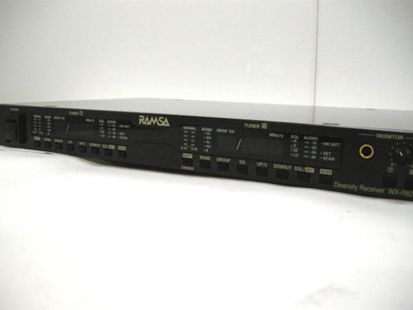RAMSA WX-R822 800MHz帯 ワイヤレス受信機（2波用） 中古 ホビー