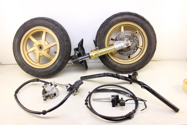 5841 ライブディオZX AF35 純正 足廻り フォーク ホイールセット ft01