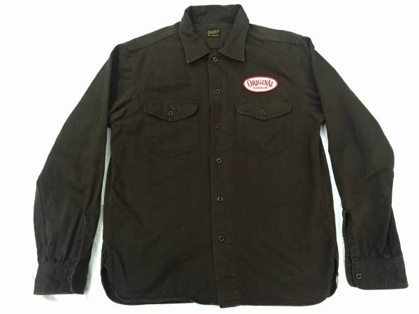 TENDERLOIN ワークシャツ 茶 BROWN [S] テンダーロイン G.S 16ss