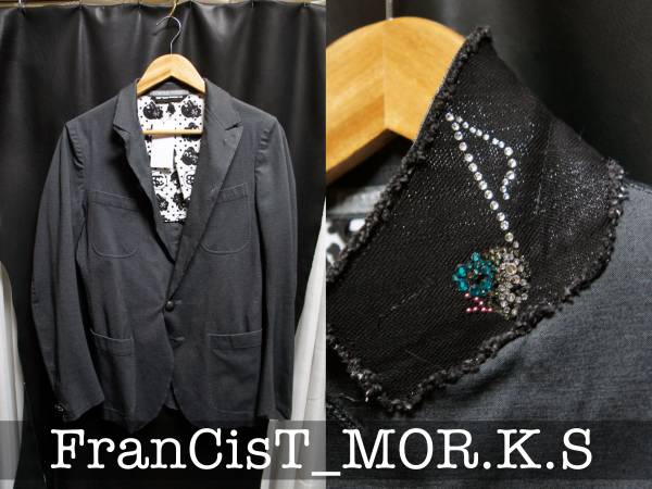 フランシストモークス スワロテーラードジャケット ハイビスカル