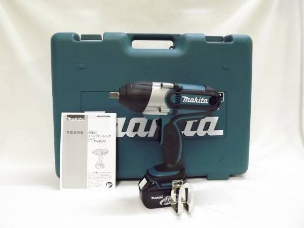 マキタ 18V充電式インパクトレンチ TW450DZ(本体+ケース+BL1830)
