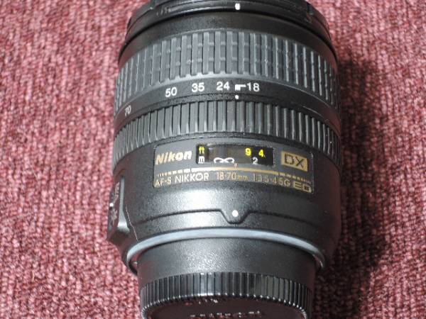 【中古品】ニコン　AF-S NIKKOR 18-70mm 1:3.5-4.5G ED レンズ