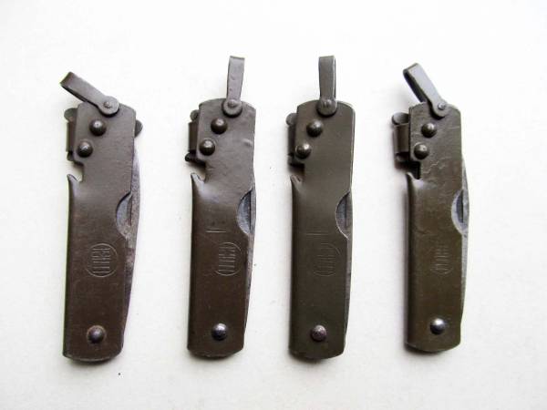 ◆古い兵隊ナイフ4個◆軍隊？アンティーク