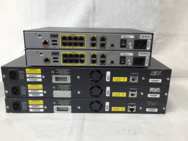 ☆CCNA勉強用 Cisco1812J(256/64)＋2950-24セット 保証付☆ CCNA CCNP勉強