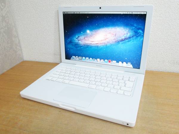 美品 MacBook Early2008 MB403J/A Core2Duo 2.4GHz/2GB/160GB/SD