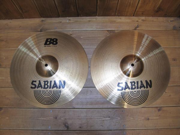 SABIAN B8 14インチ ハイハットペア 【中古品】