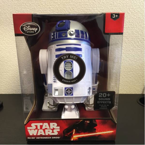 R2-D2 サウンドエフェクト付き 送料無料！ディズニーストア限定 R2-D2 サウンドフィギュア スター