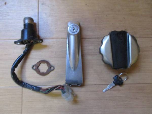 CB400N ホークⅢ 当時 純正 実動メインキーセット 検) CB250N