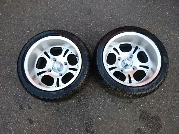 ジャイロキャノピーやジャイロXに！12インチ アルミホイール