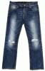 nudie jeans THIN FINN ダメージ リペア デニム ジーンズ w36