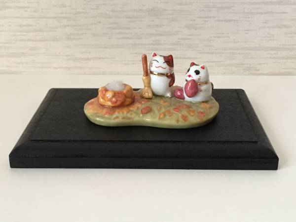 猫舎 猫舎道楽堂本舗 ねこや ジオラマ やきいも 廃番品 | MIKAS