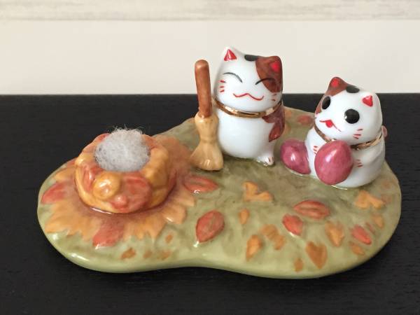 猫舎 猫舎道楽堂本舗 ねこや ジオラマ やきいも 廃番品 | MIKAS
