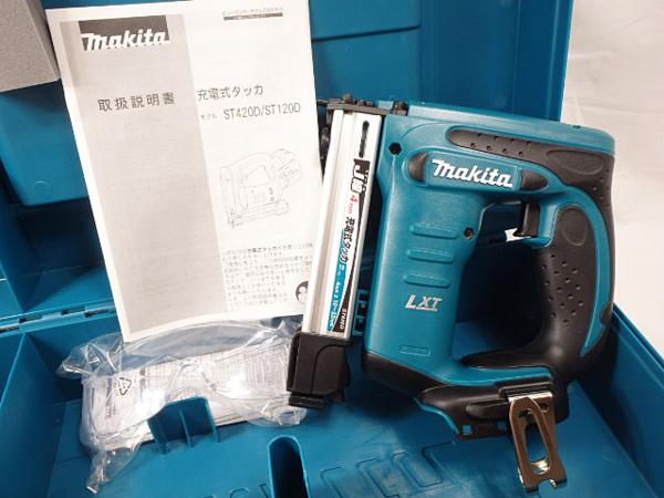 新品 マキタ 14.4V 充電式タッカST420DZK(本体+ケース)