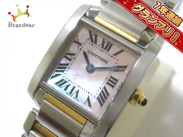 カルティエ 腕時計 タンクフランセーズSM W51027Q4 レディース