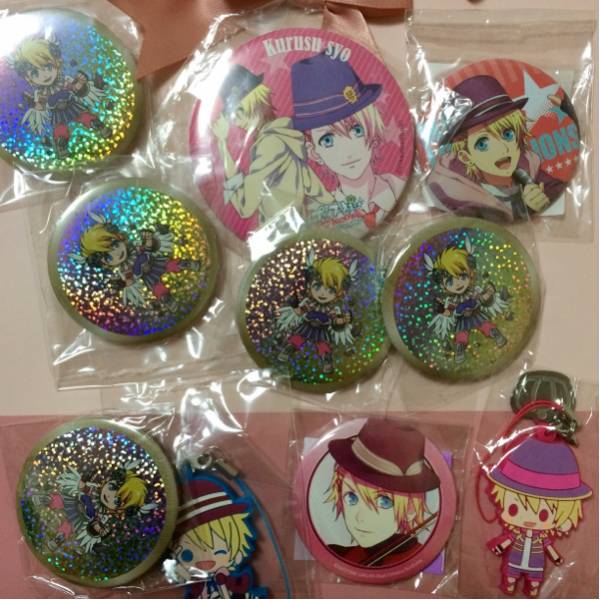 うたプリ 来栖翔 缶バッジ ラバスト グッズセット