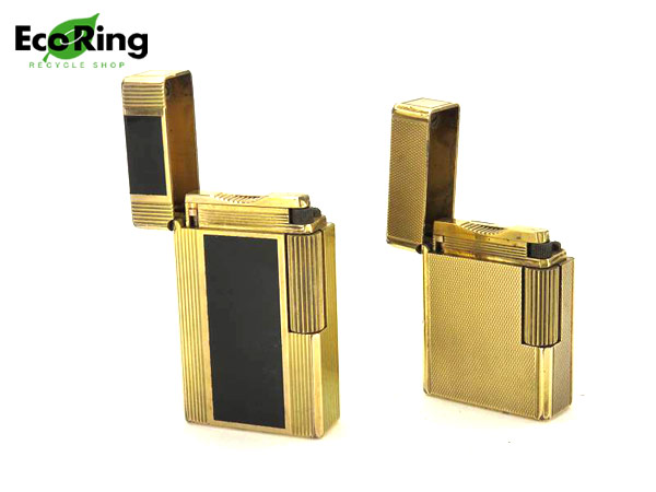 1円 ジャンク品 デュポン S L ガス ライター 計2点セット BP716