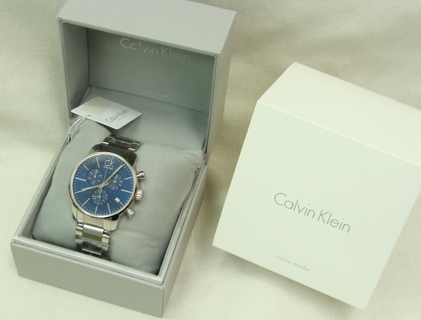 ◇カルバンクライン メンズ腕時計 クロノグラフ K2G2714N ブルー