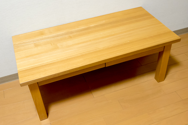 無印良品 ローテーブル 天然木（タモ材） ブランド/デザイナー別 無印