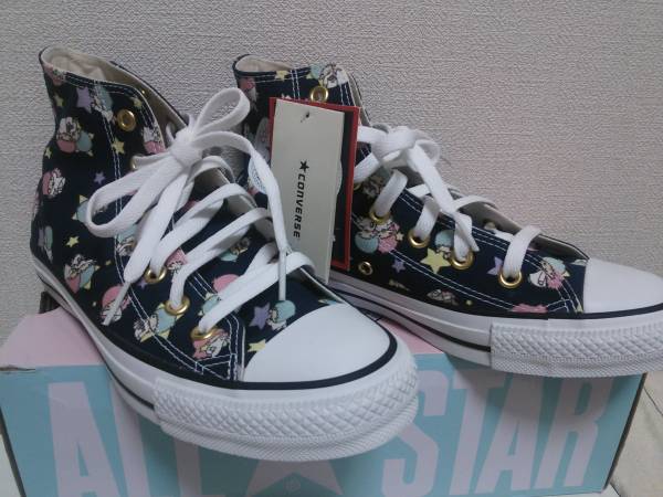 コンバースCONVERSE☆ハイカットスニーカー☆キキララ☆24、5cm