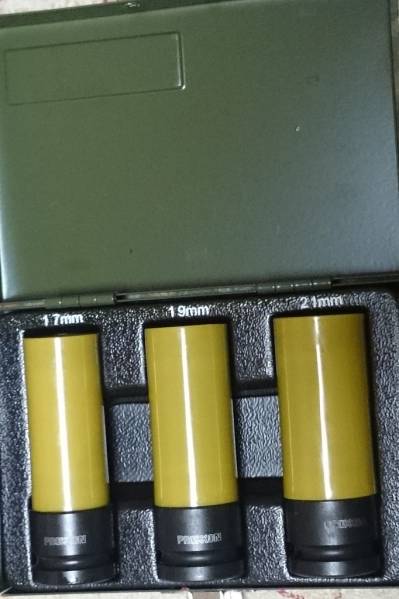 PROXXON1/2ソフトカバー付インパクトホイールソケットset新品！_3