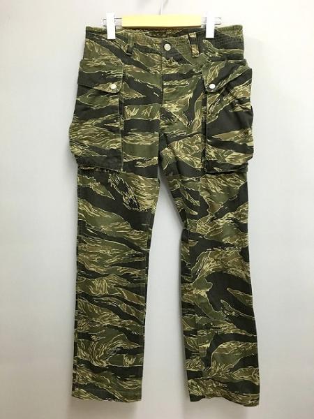 ササフラス SASSAFRAS フォールリーフパンツ タイガーカモ S