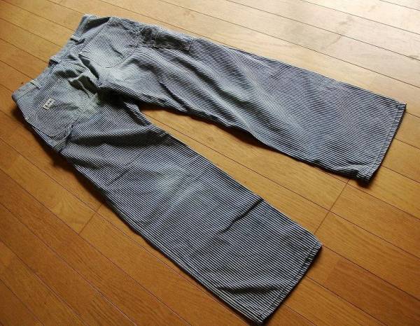 Lee リー LM4288 ヒッコリー 加工ワーク ペインターパンツ (M)