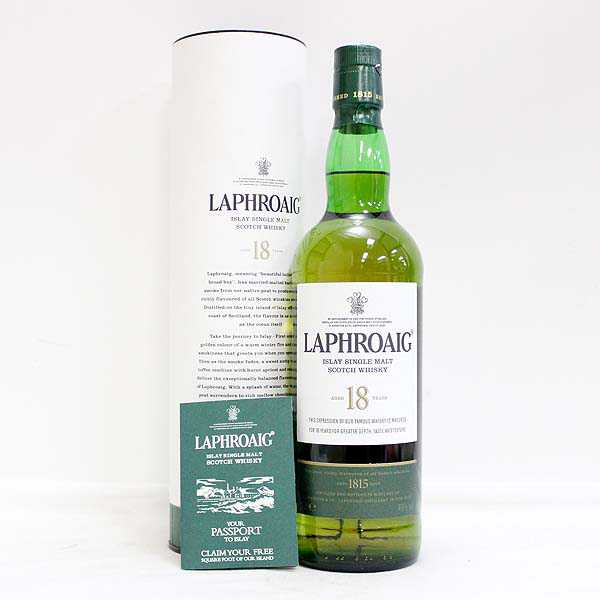 ★古酒1円～ 箱付/LAPHROAIG（ラフロイグ） 18年 t5e02108
